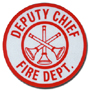 DEPUTY CHIEF FIRE DEPT. (3 Horns)