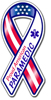 Proud American Paramedic Ribbon Decal