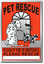 PET RESCUE DECAL