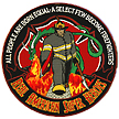 "Super Hero Firefighter 12"" Patch"
