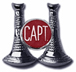 CAPT. (Rhod./Red - 2 Horns Upright)